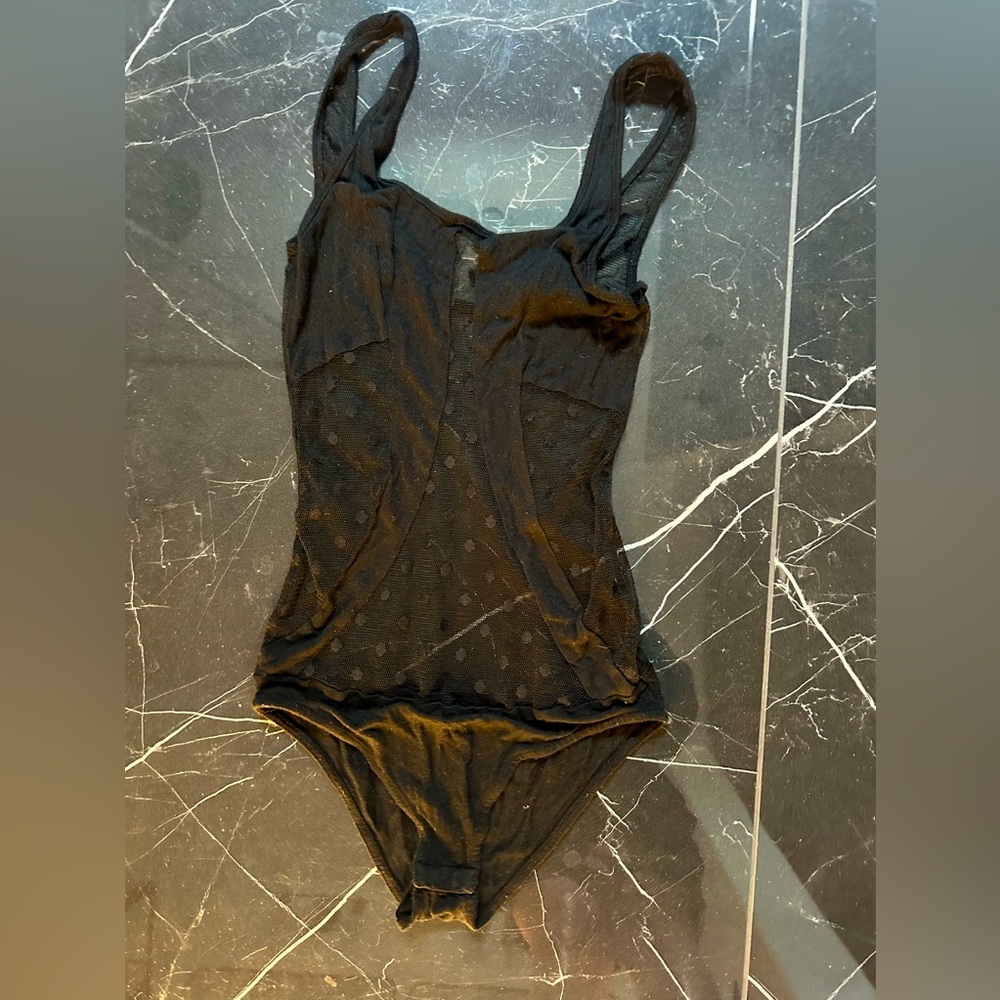 Black XS bodysuit mesh from ASOS